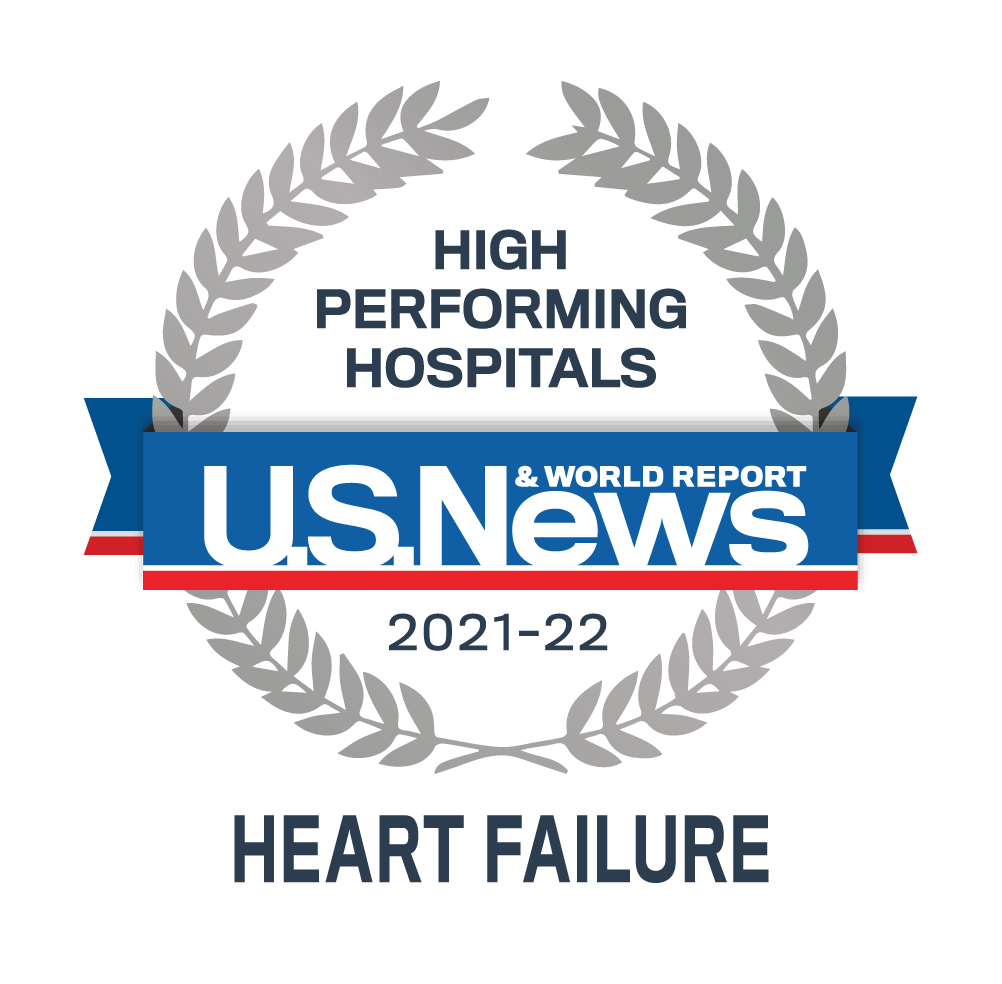 US News & World Report Awards - Heart Failure 2022